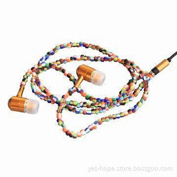 Earphones for iPod, with Digital Stereo Sound and 20Hz to 20kHz Frequency Range